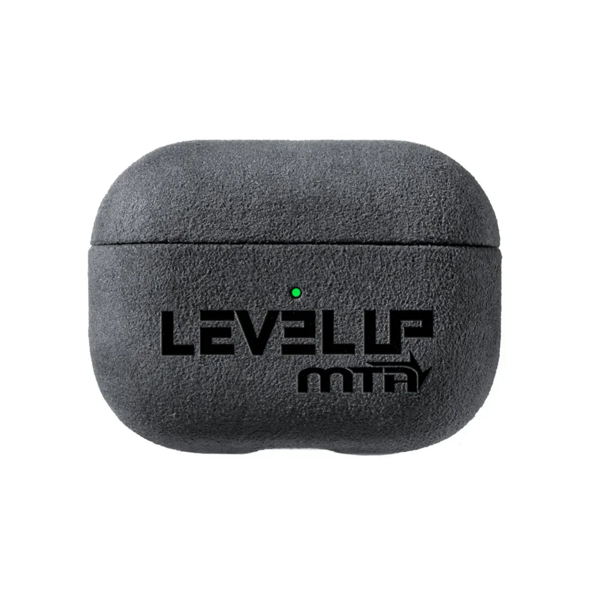 AirPods Pro (2nd Generation) Alcantara Case - LEVEL UP MTA - Space Grey - Alcanside
