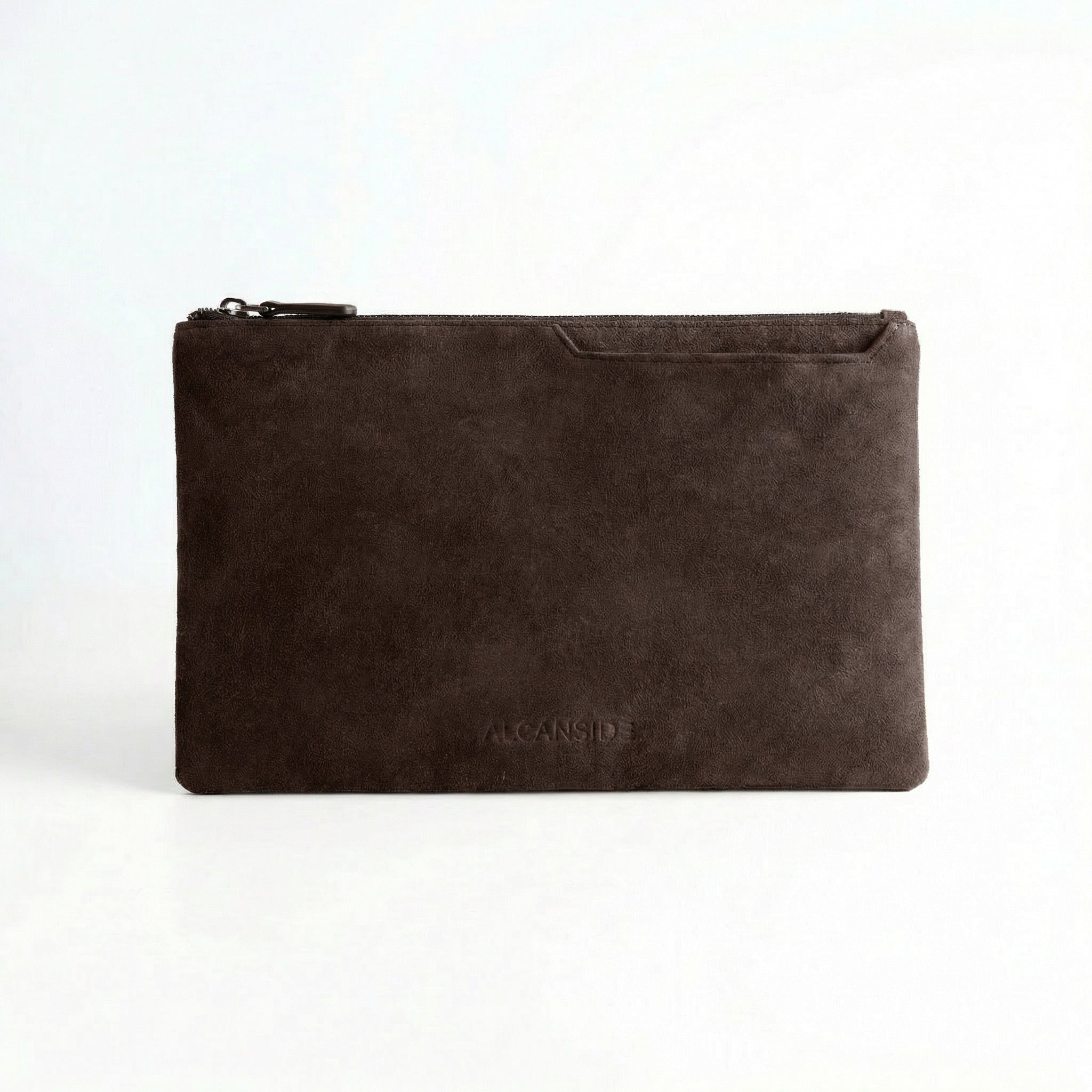 Alcantara Pouch - Chocolate brown - Alcanside