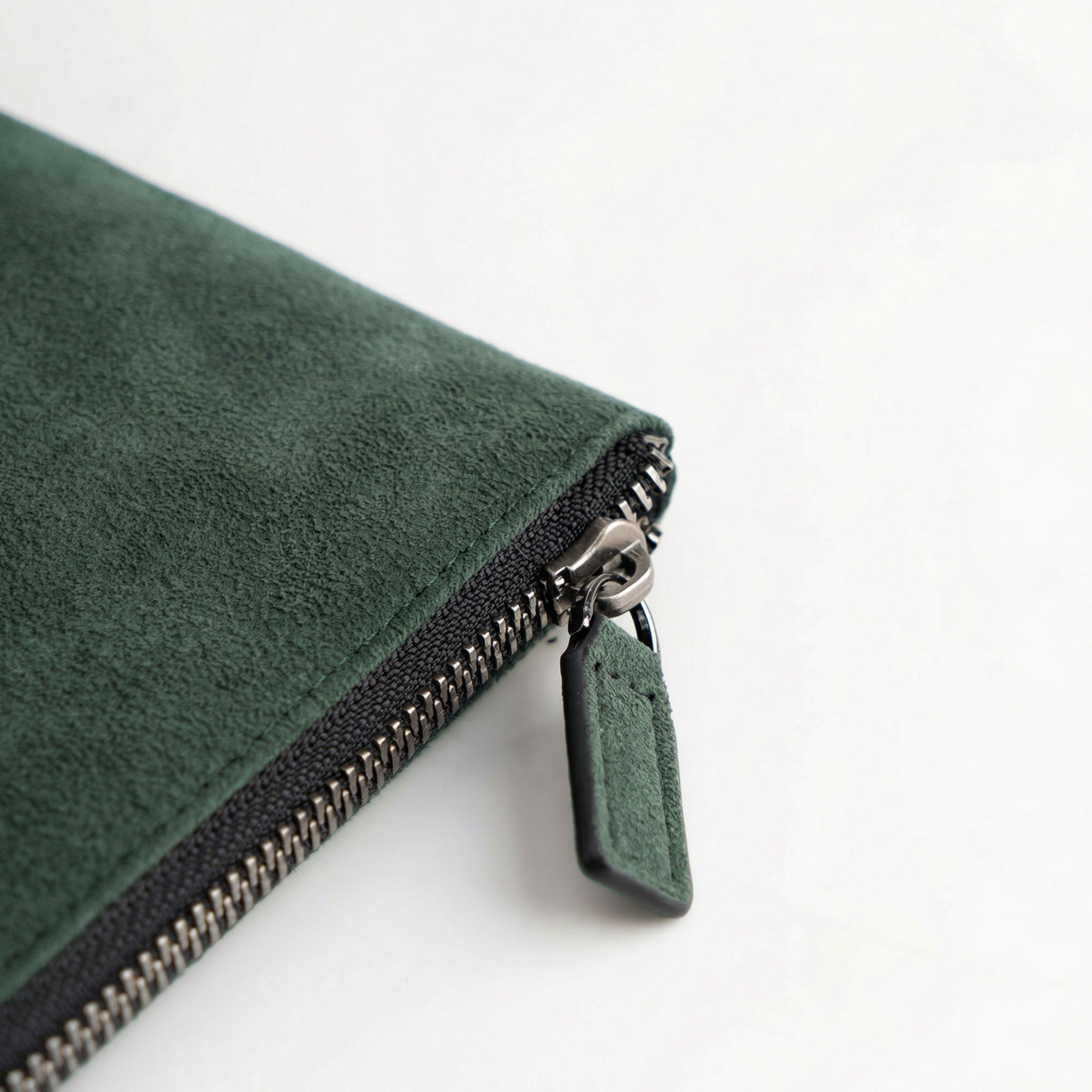 Alcantara Pouch - Midnight Green - Alcanside