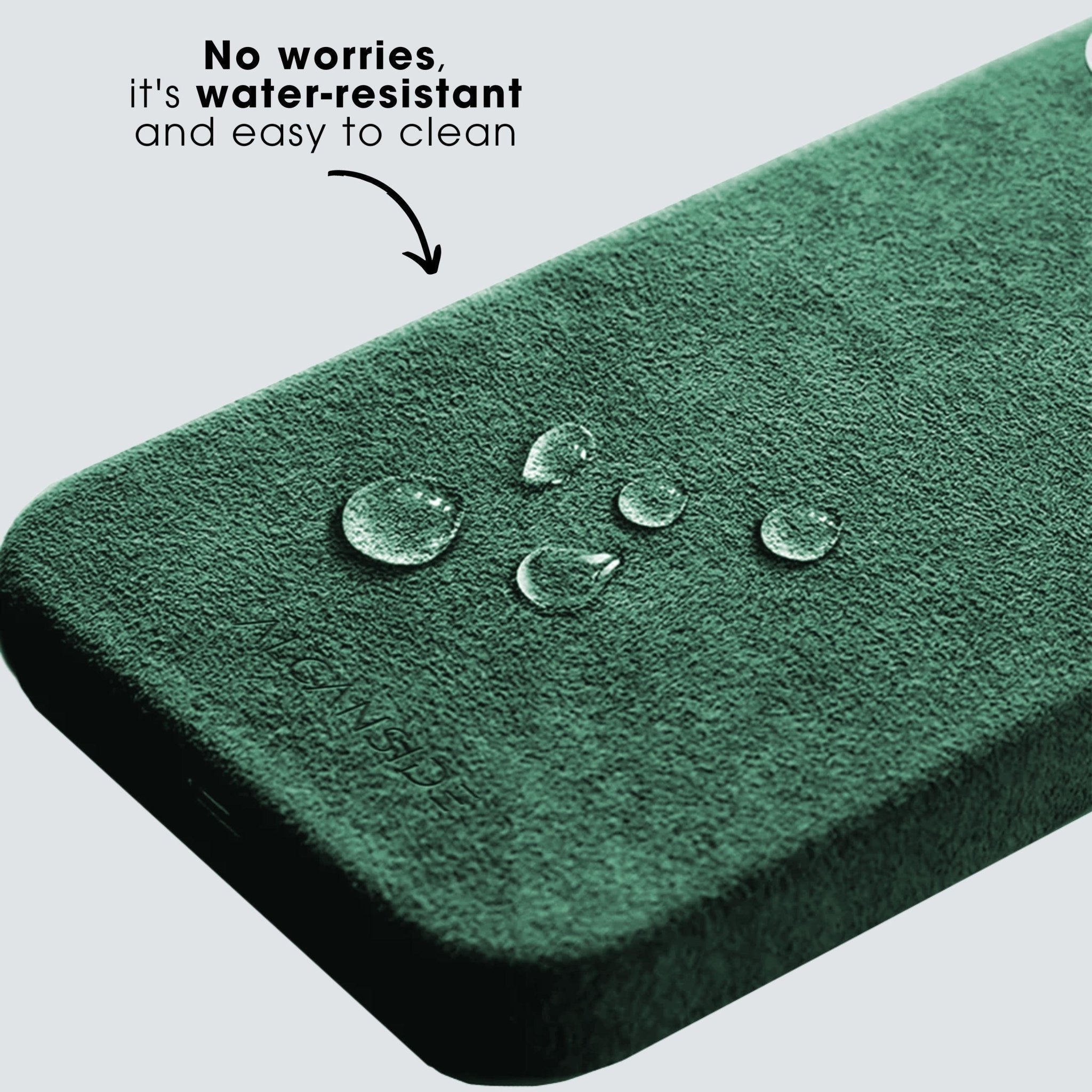 iPhone 11 - Alcantara Case - Midnight Green - Alcanside