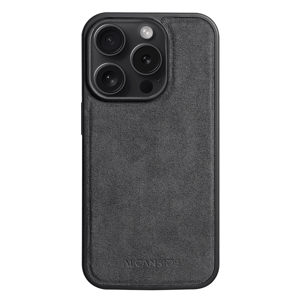 iPhone 13 Pro - Alcantara Back Cover - Space Grey - Alcanside
