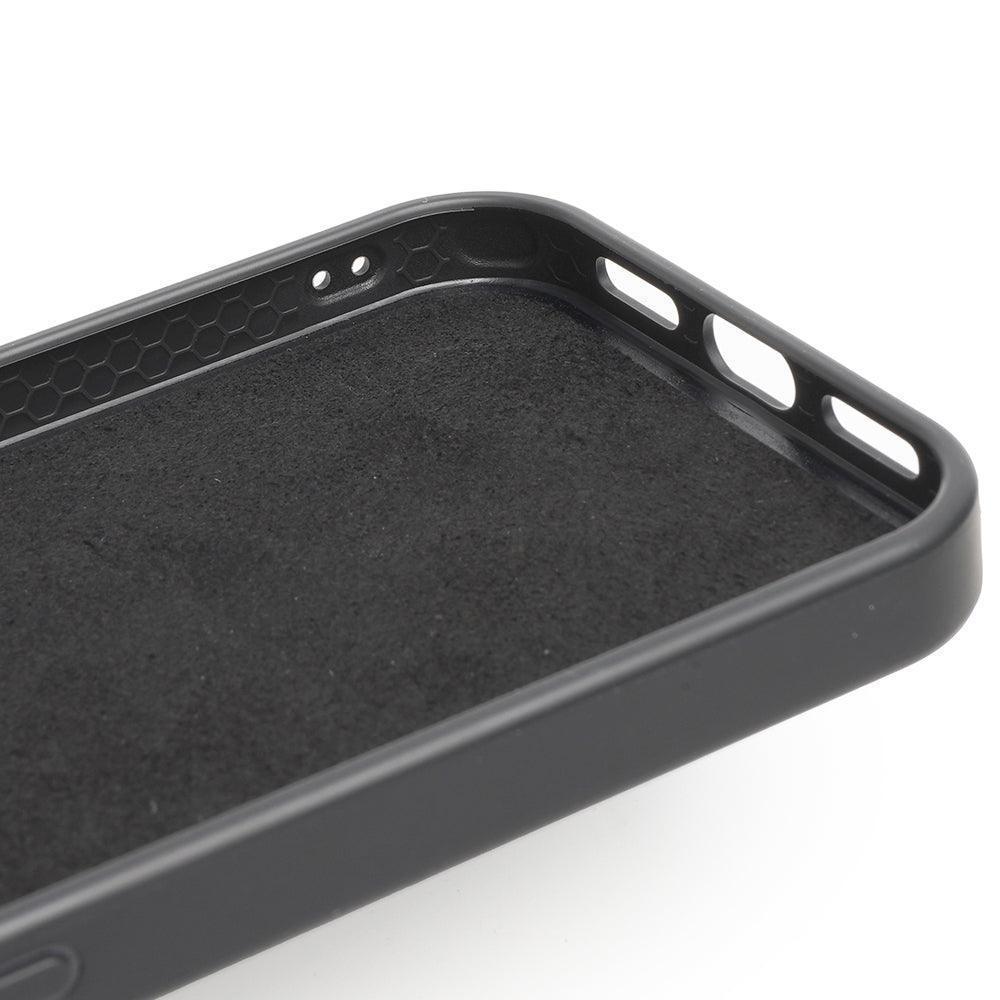 iPhone 16 Plus - Alcantara Back Cover - Wine Red - Alcanside