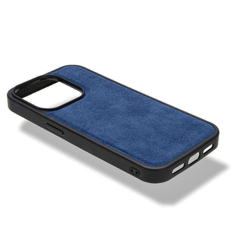 iPhone 16 Pro Max - Alcantara Back Cover - Ocean Blue - Alcanside