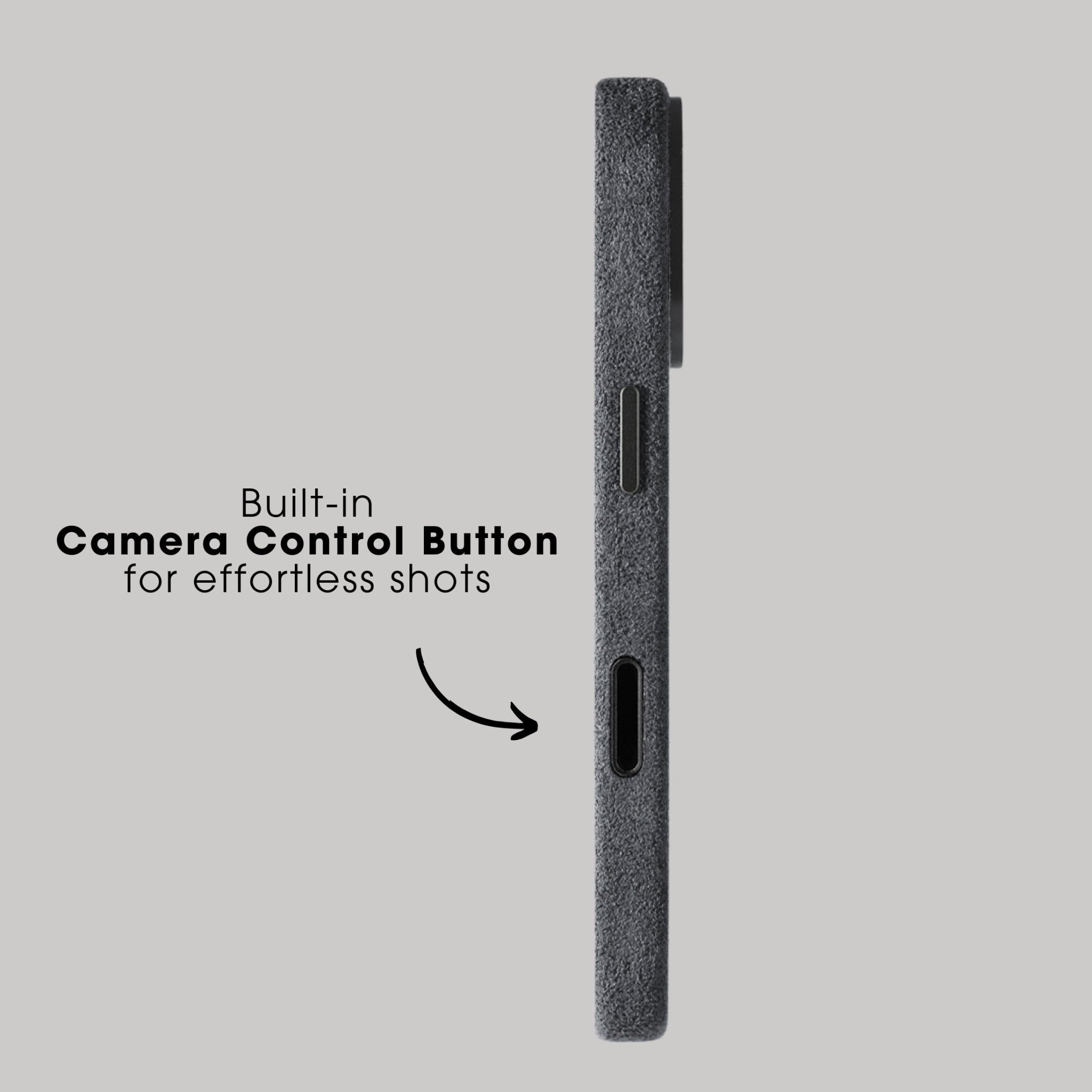 iPhone 17 - Alcantara Case - Space Grey - Alcanside