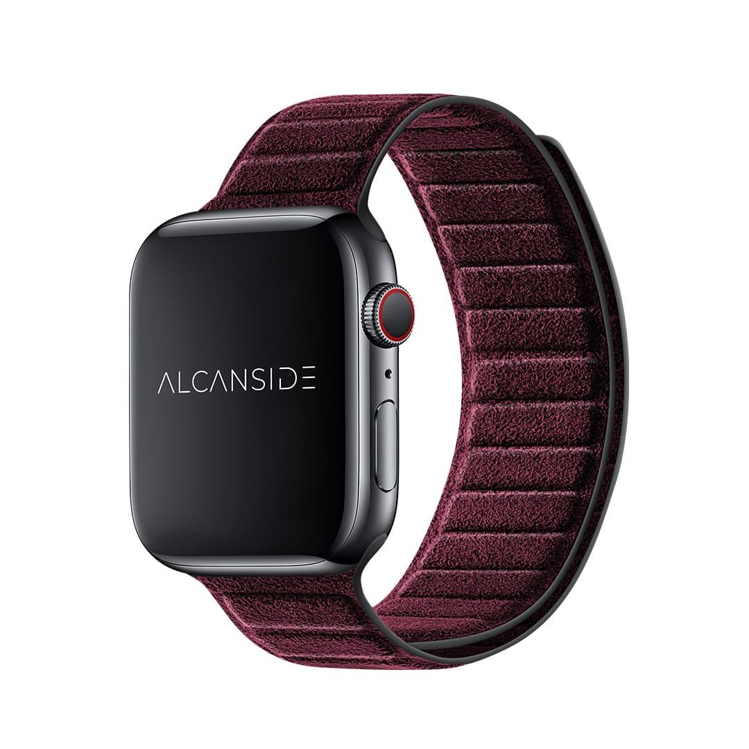 Alcantara Apple Watch Band - Red - 38/40/41/42mm