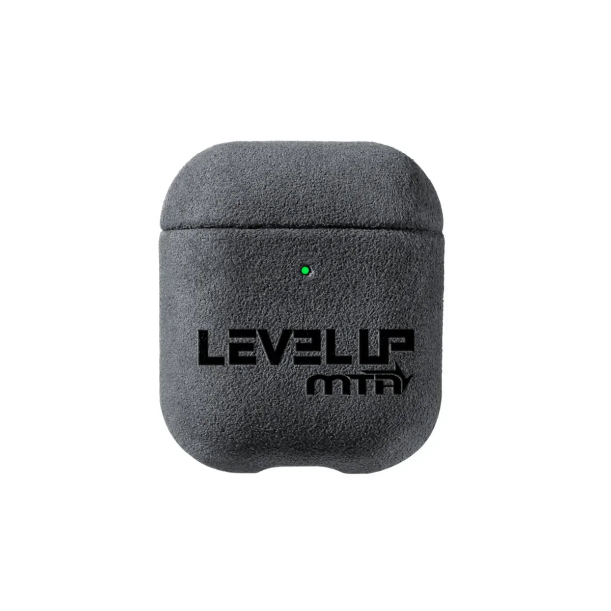 AirPods 1/2 Gen Alcantara Case - LEVEL UP MTA - Space Grey - Alcanside