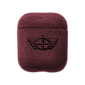 Donkervoort - AirPods 1/2 Gen Alcantara Case - Wine Red