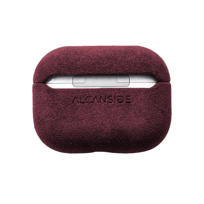 Donkervoort - AirPods Pro (2nd Generation) Alcantara Case - Wine Red - Alcanside