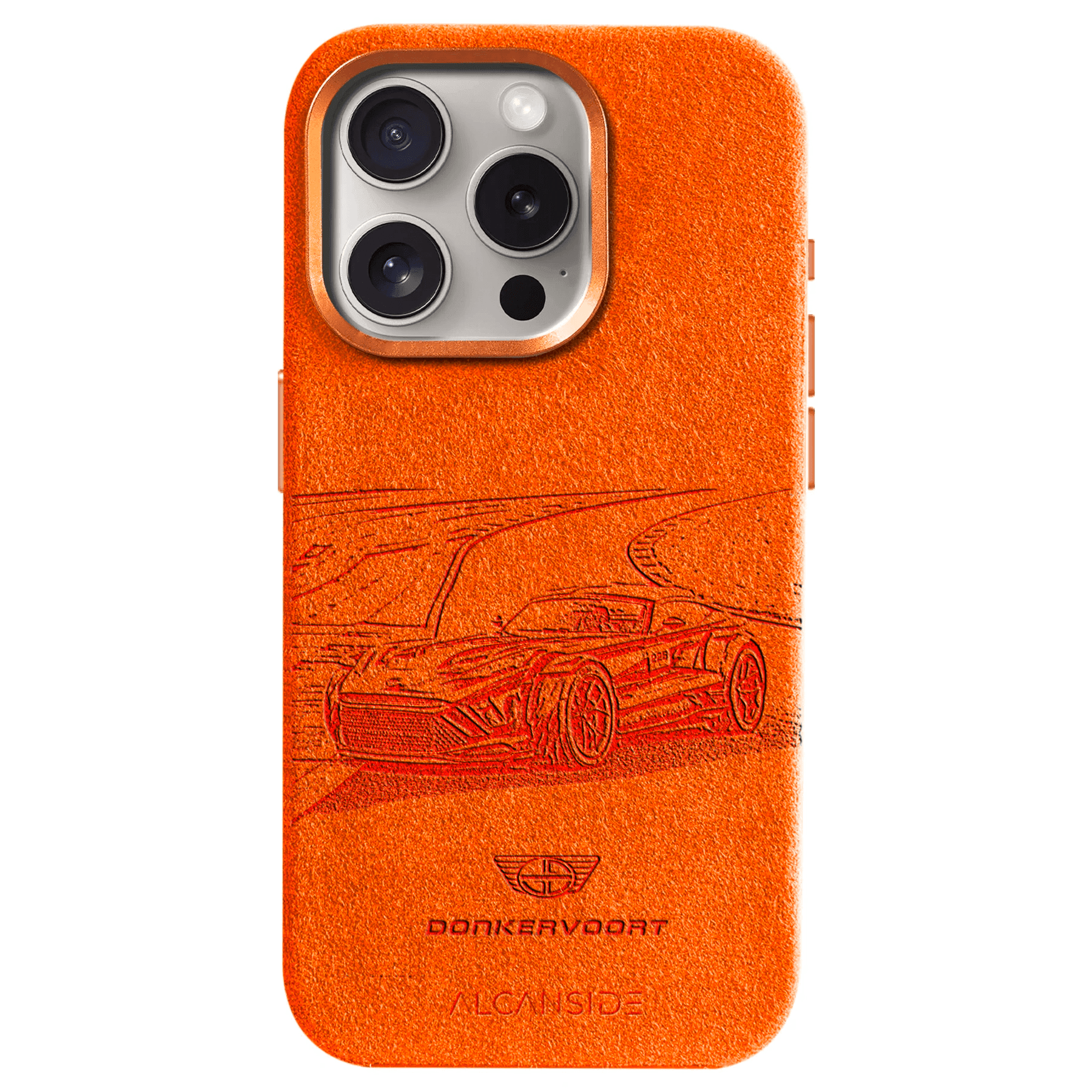 Donkervoort F22 Limited Edition Spa - Francorchamps - iPhone Alcantara Case - Orange - Alcanside