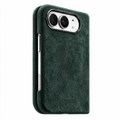 iPhone Duo - Alcantara Case - Midnight Green