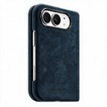iPhone Duo - Alcantara Case - Navy Blue