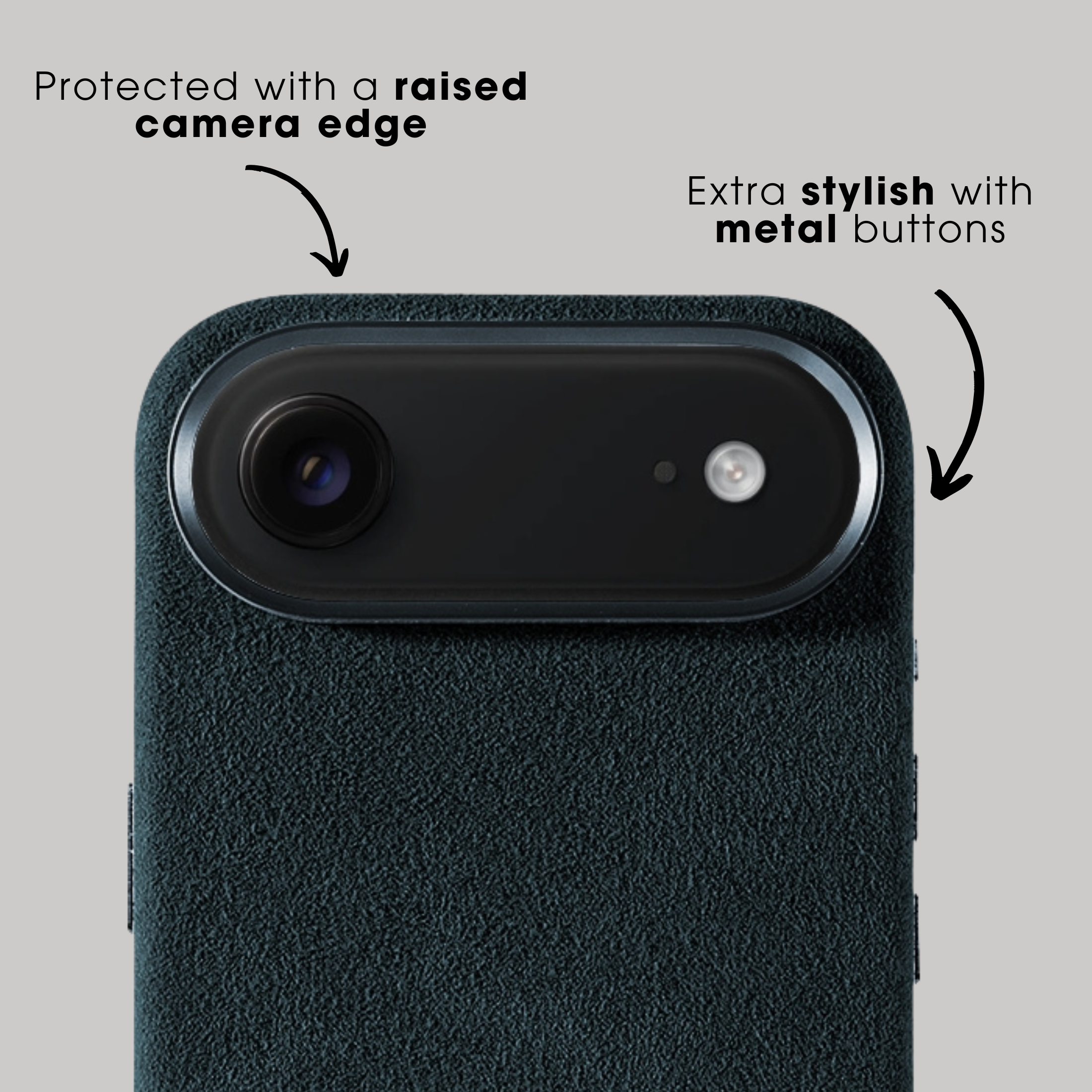 iPhone 17 Air - Alcantara Case - Navy Blue