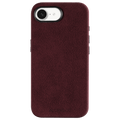 iPhone 16e - Alcantara Case - Wine Red