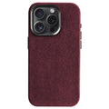 iPhone Alcantara Case - Red